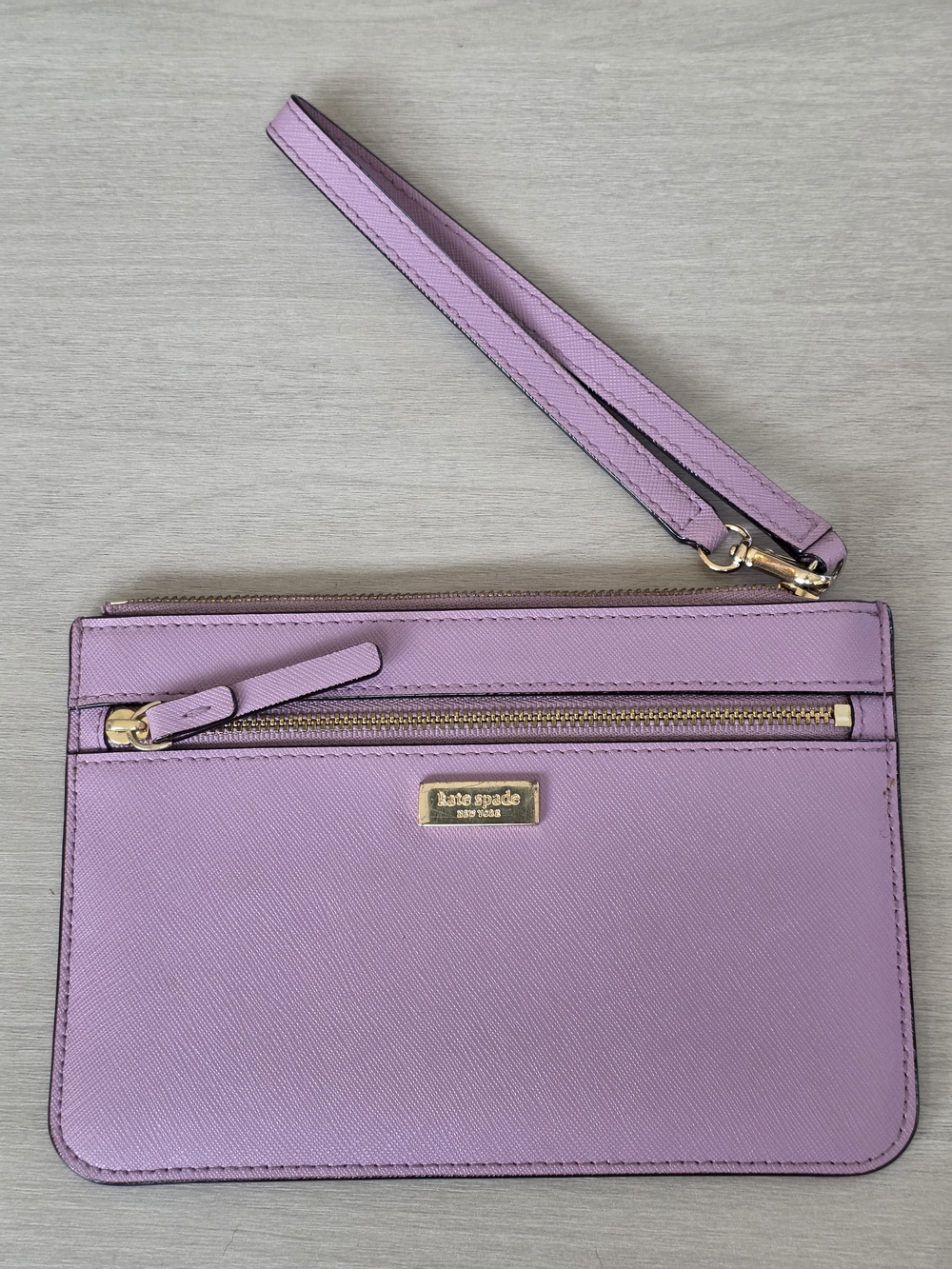 Kate Spade "Tinie" Laurel Way Saffiano Leather Wristlet